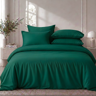 Cotton Sateen Pillow Cover ForestGreen 50x70 cm